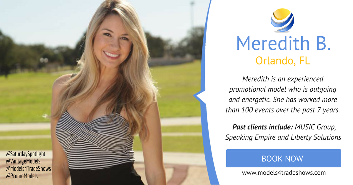 Orlando Promotional Model, Meredith B