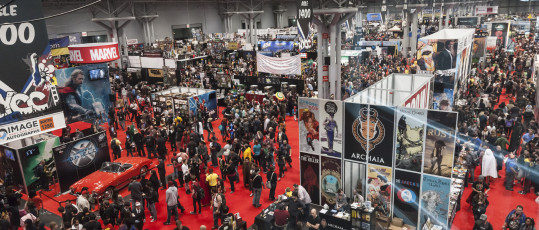 Trade show demonstration floor