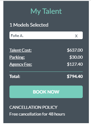 Booth Model rates and costs