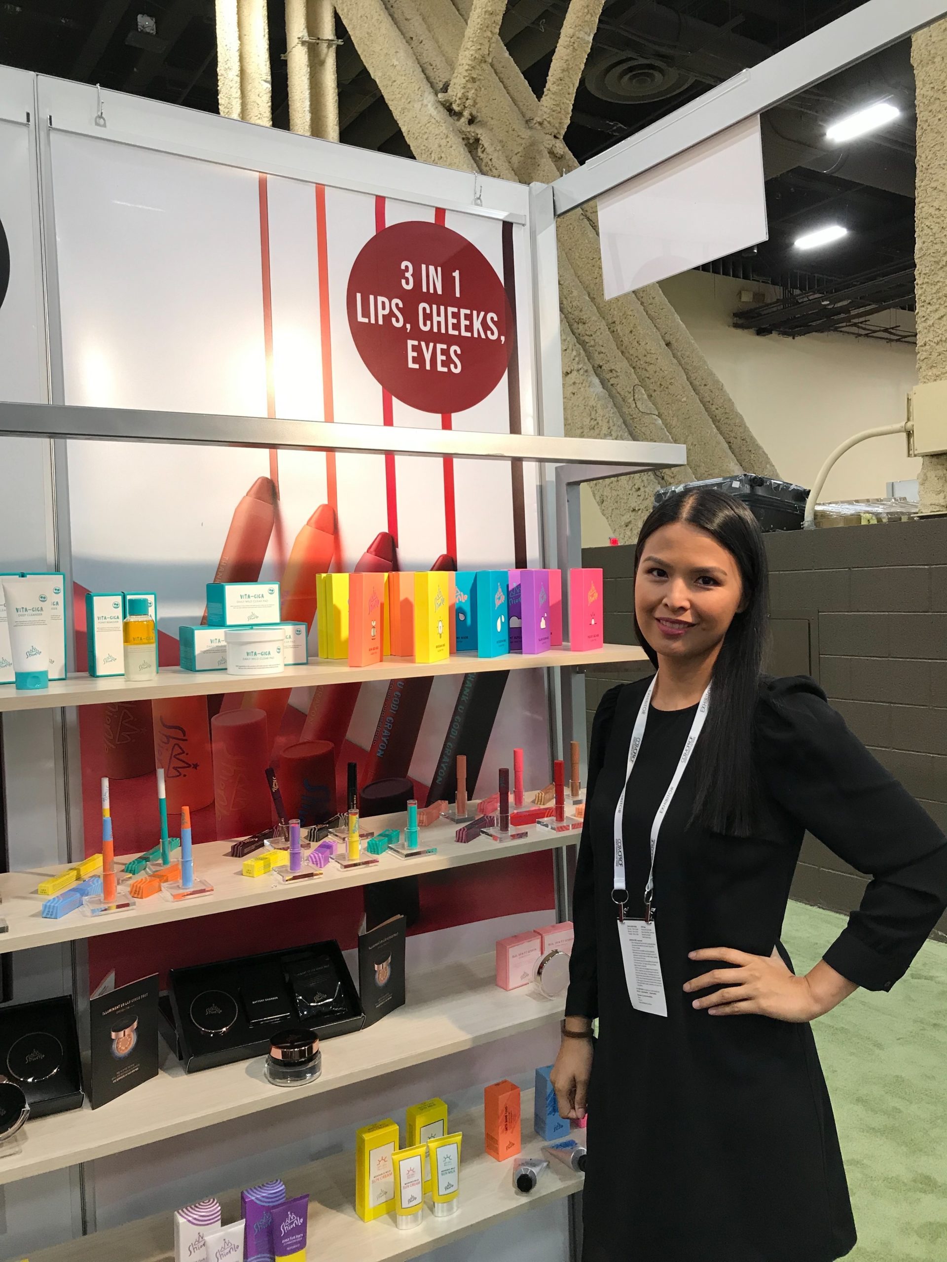 Expo product demonstrator Cosmoprof North America